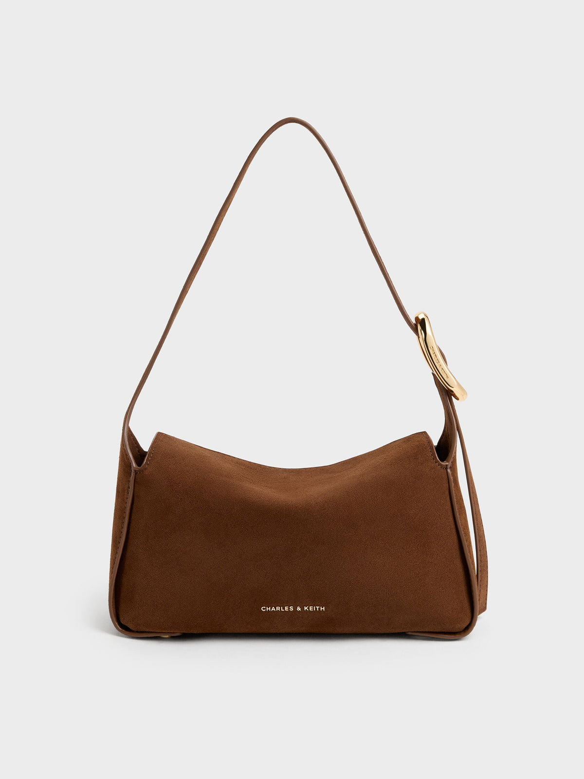 CHARLES & KEITH Great Value / Aislin Shoulder Bag - Pecan Brown