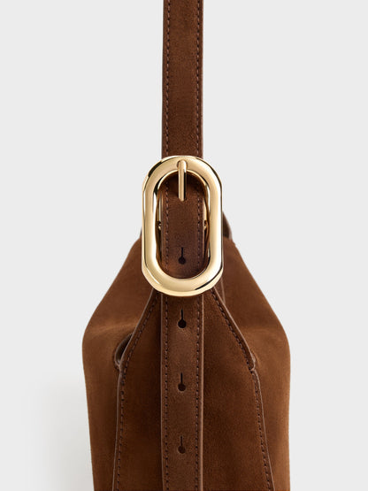 CHARLES & KEITH Great Value / Aislin Shoulder Bag - Pecan Brown