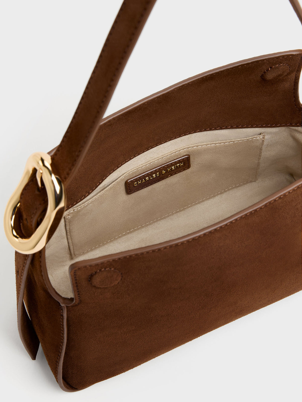 CHARLES & KEITH Great Value / Aislin Shoulder Bag - Pecan Brown