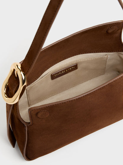 CHARLES & KEITH Great Value / Aislin Shoulder Bag - Pecan Brown