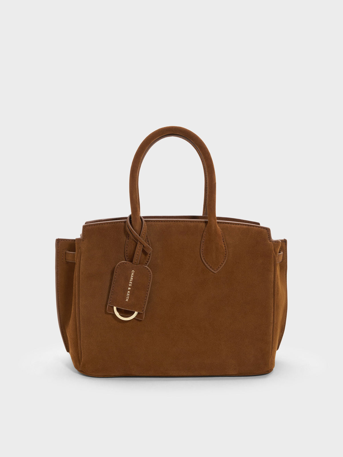 CHARLES & KEITH Trending / Ginevra Tote Bag - Pecan Brown