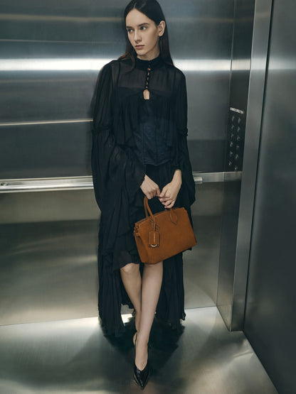 CHARLES & KEITH Trending / Ginevra Tote Bag - Pecan Brown