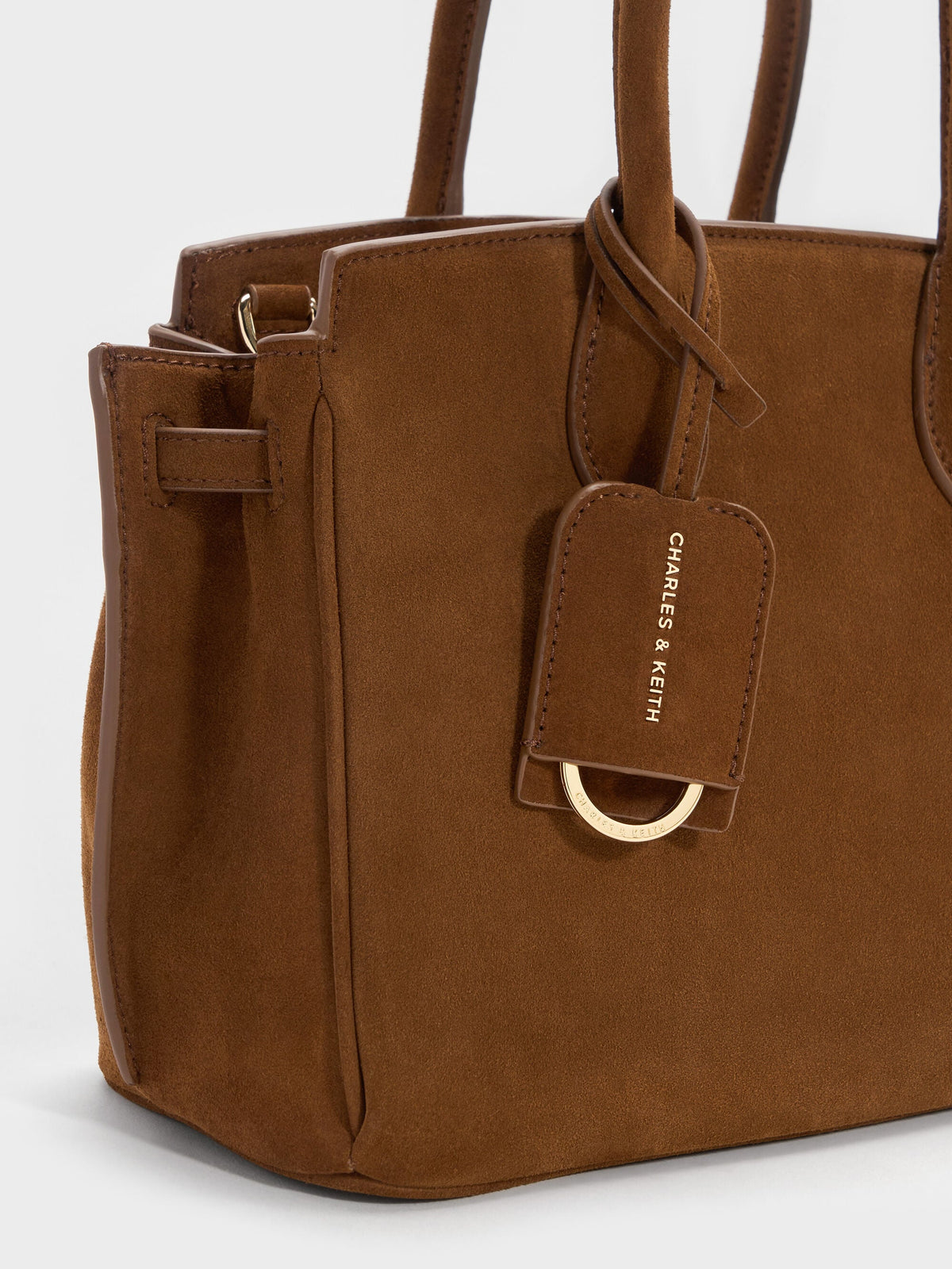 CHARLES & KEITH Trending / Ginevra Tote Bag - Pecan Brown