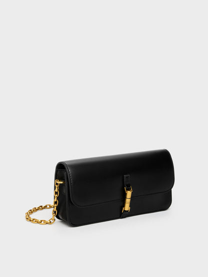 CHARLES & KEITH Deals / Cesia Wallet On Chain - Black