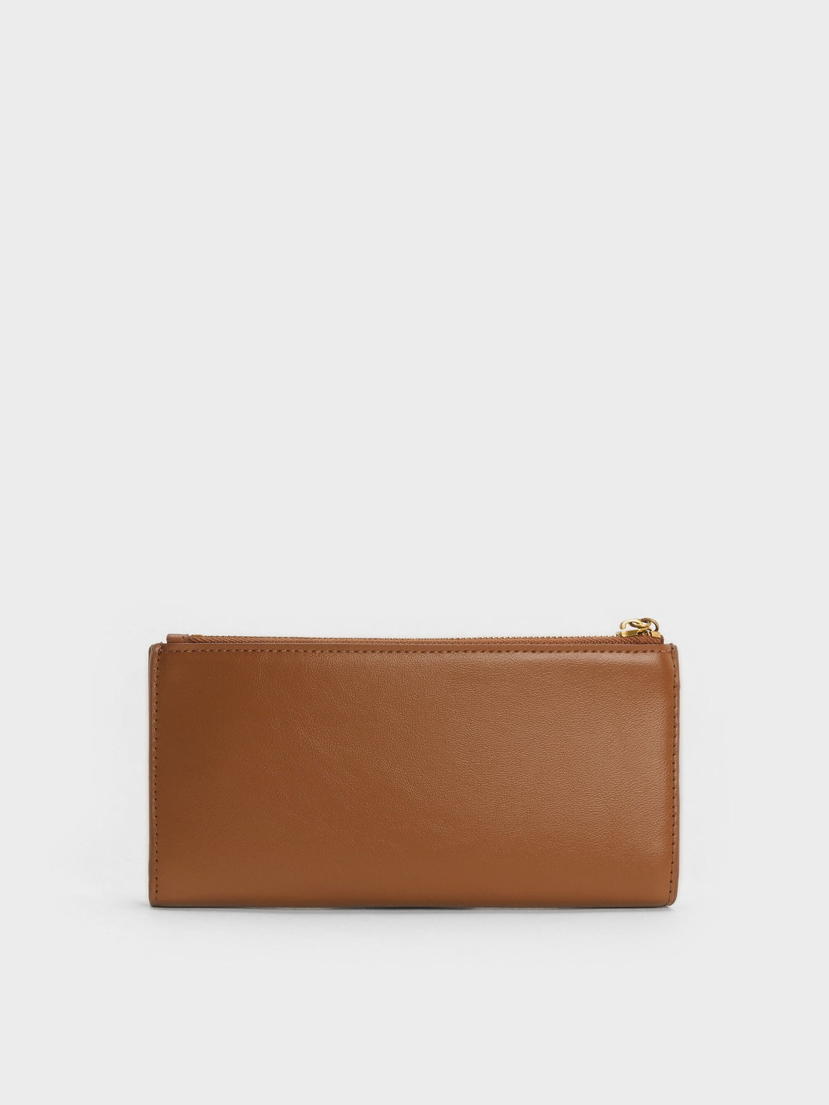 CHARLES & KEITH Great Value / Cesia Top-Zip Long Wallet - Chocolate