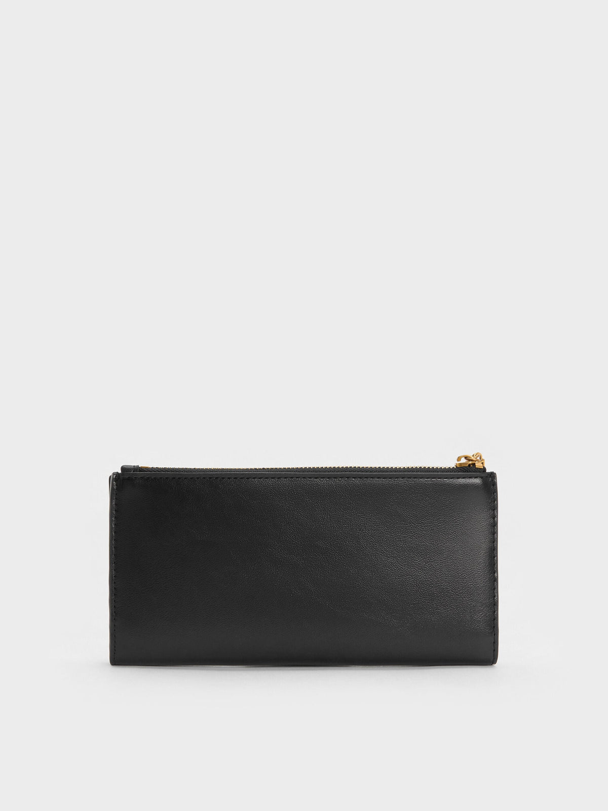 CHARLES & KEITH Exclusive / Cesia Top-Zip Long Wallet - Black