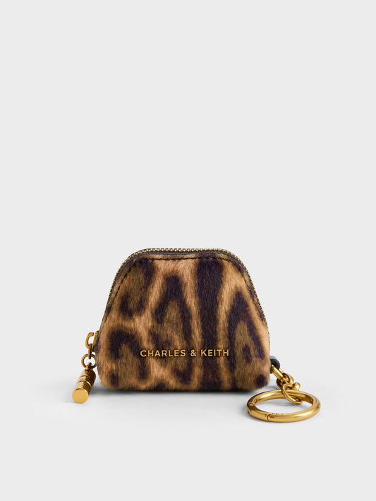 CHARLES & KEITH Discount / Cesia Leopard-Print Micro Pouch - Multi