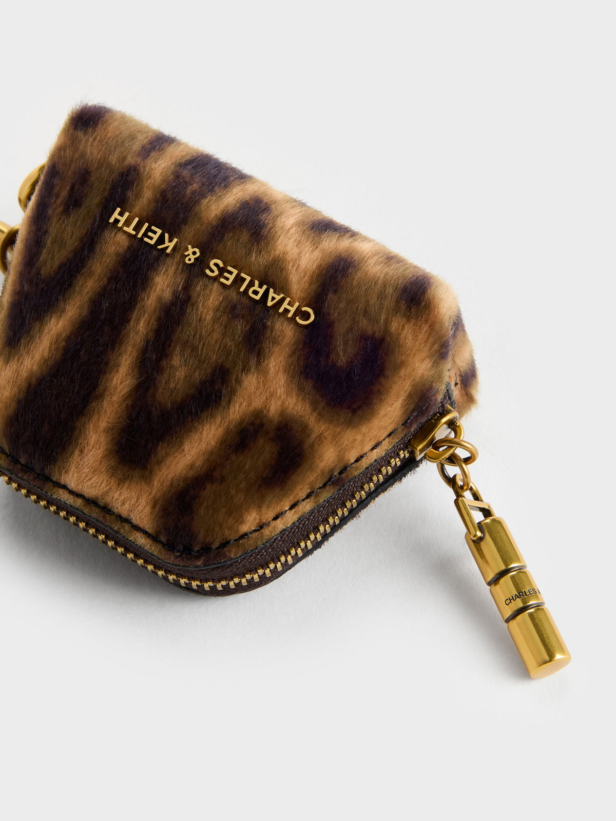 CHARLES & KEITH Discount / Cesia Leopard-Print Micro Pouch - Multi