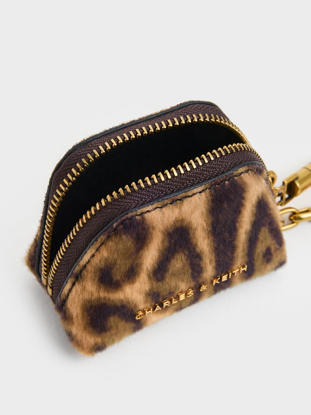 CHARLES & KEITH Discount / Cesia Leopard-Print Micro Pouch - Multi