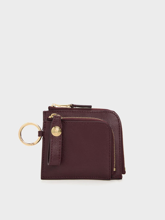 CHARLES & KEITH Featured / Vega Zip-Around Pouch - Wineberry Red