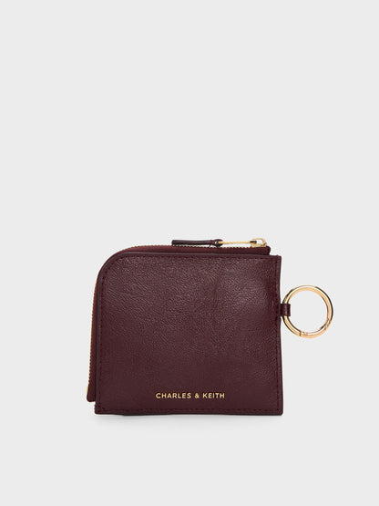 CHARLES & KEITH Featured / Vega Zip-Around Pouch - Wineberry Red