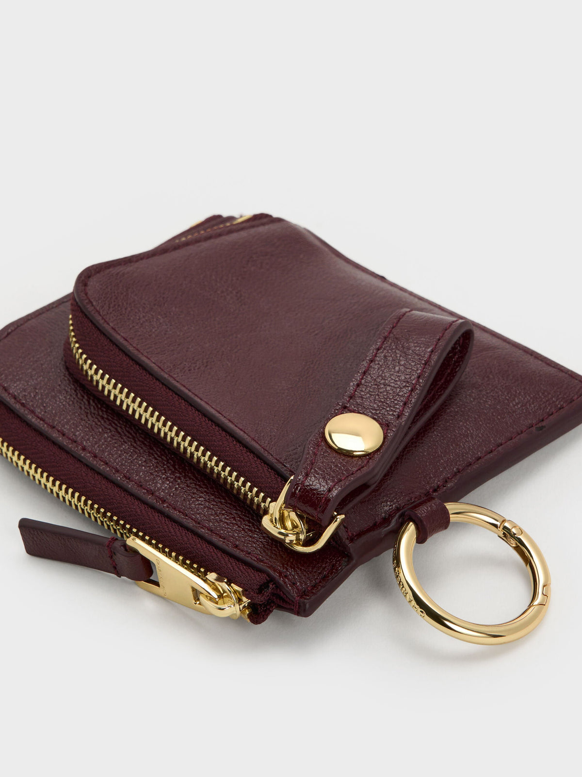 CHARLES & KEITH Featured / Vega Zip-Around Pouch - Wineberry Red