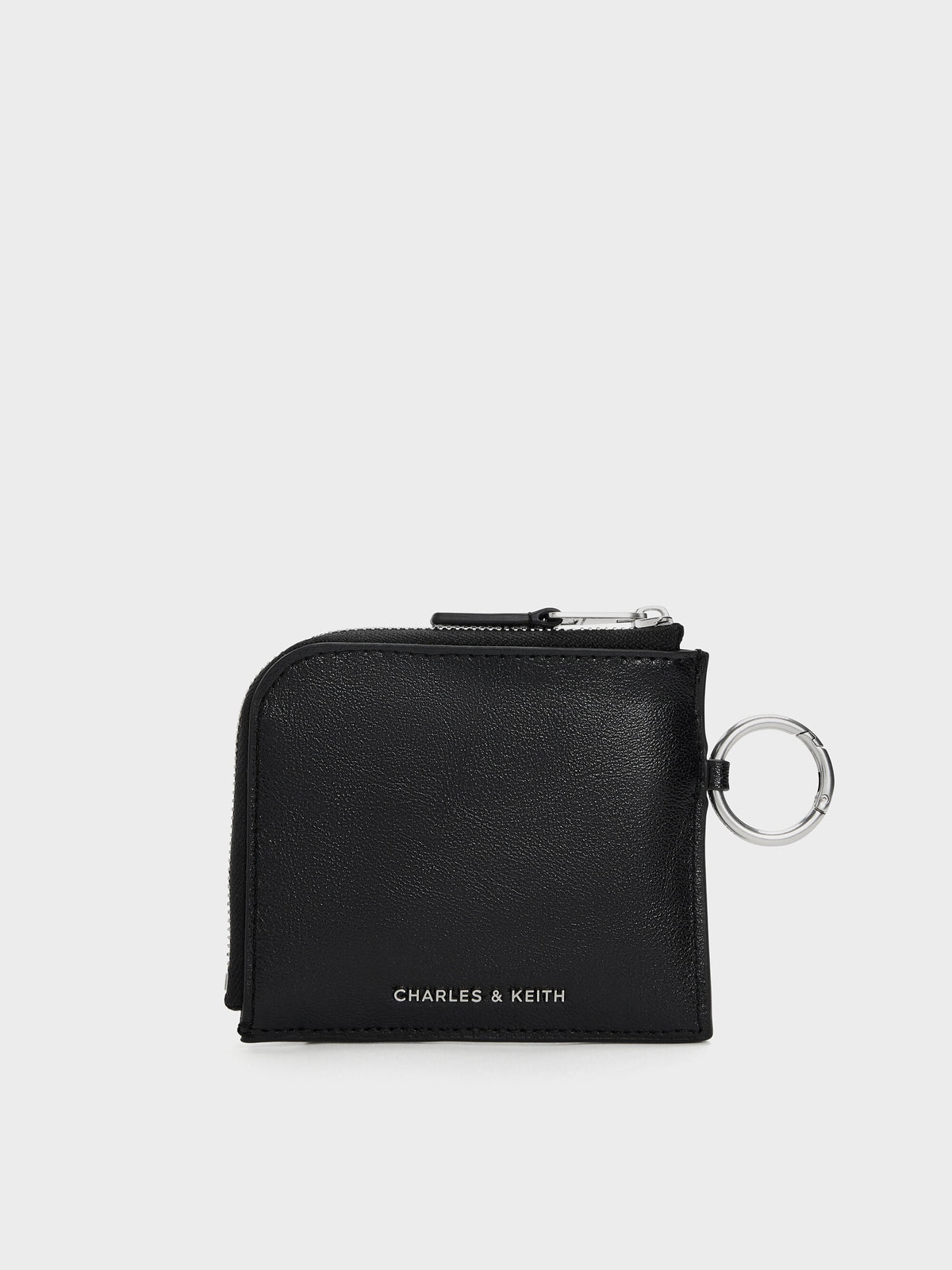 CHARLES & KEITH Classic / Vega Zip-Around Pouch - Noir