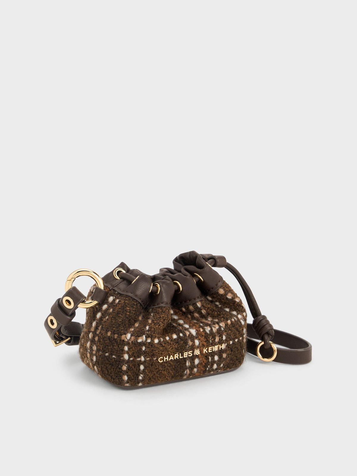 CHARLES & KEITH Great Value / Lillith Checkered Micro Pouch - Multi