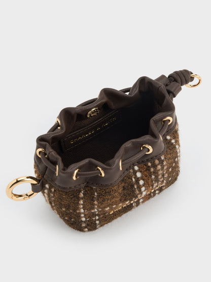 CHARLES & KEITH Great Value / Lillith Checkered Micro Pouch - Multi