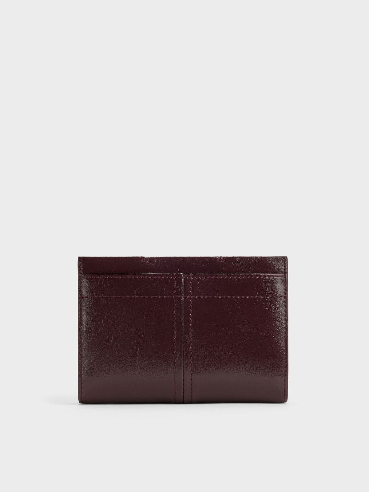 CHARLES & KEITH Top Pick / Noane Passport Holder - Wineberry Red