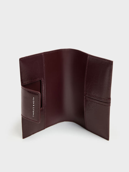 CHARLES & KEITH Top Pick / Noane Passport Holder - Wineberry Red