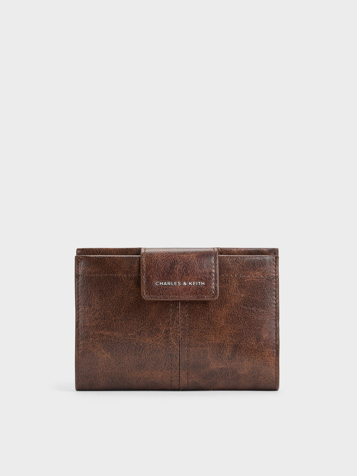 CHARLES & KEITH Latest / Noane Passport Holder - Distressed Coffee