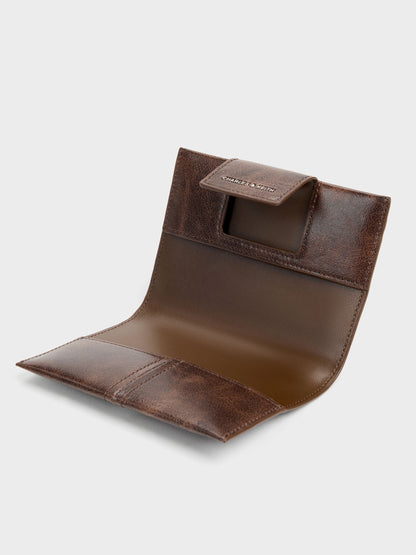CHARLES & KEITH Latest / Noane Passport Holder - Distressed Coffee