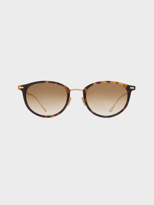 CHARLES & KEITH Discount / Minnow Metal-Rim Round Sunglasses - T. Shell
