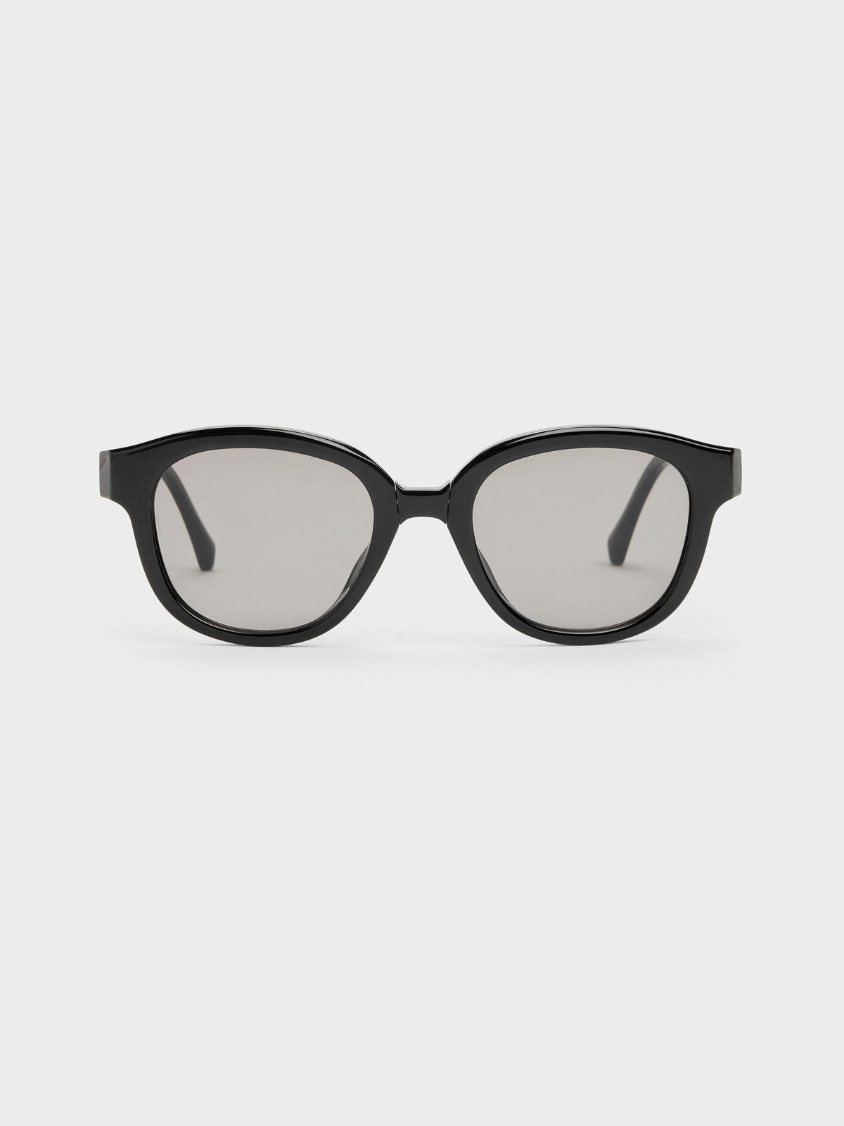 CHARLES & KEITH Classic / Brea Round Sunglasses - Black