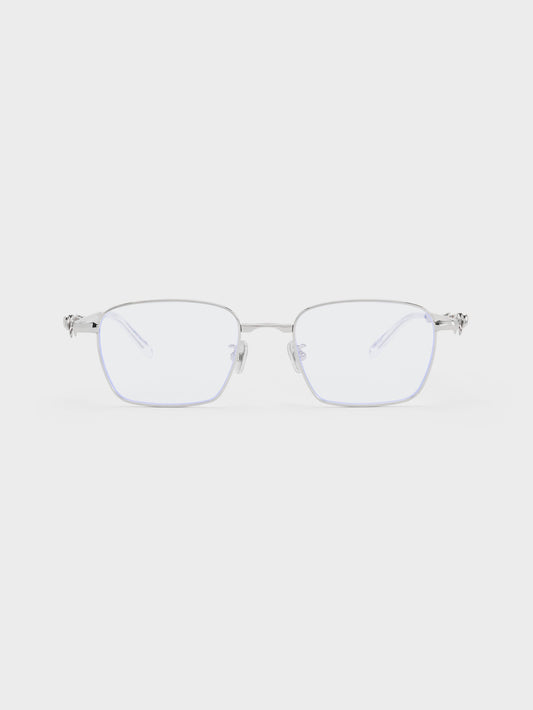 CHARLES & KEITH Featured / Paige Clear Rectangular Sunglasses - Silver