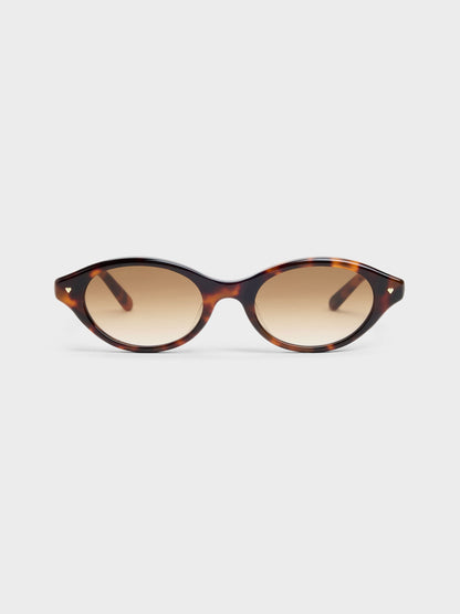 CHARLES & KEITH Deals / Pecola Oval Sunglasses - T. Shell