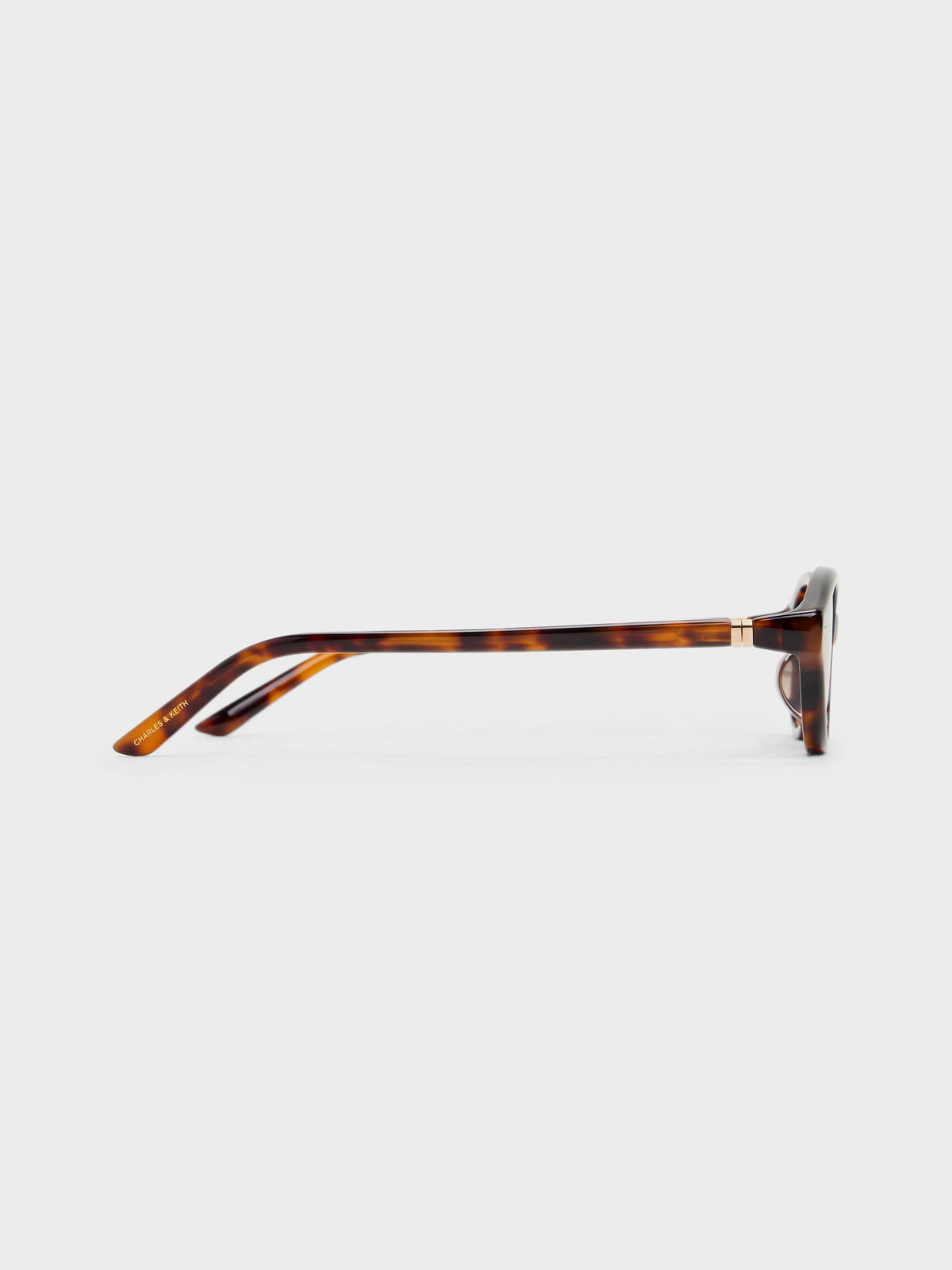 CHARLES & KEITH Deals / Pecola Oval Sunglasses - T. Shell