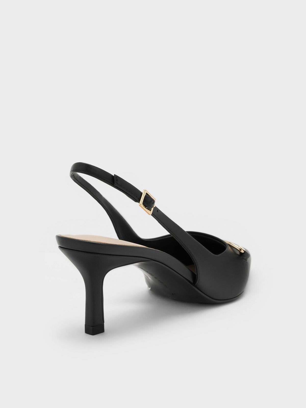 CHARLES & KEITH New / Leslie Slingback Pumps - Black