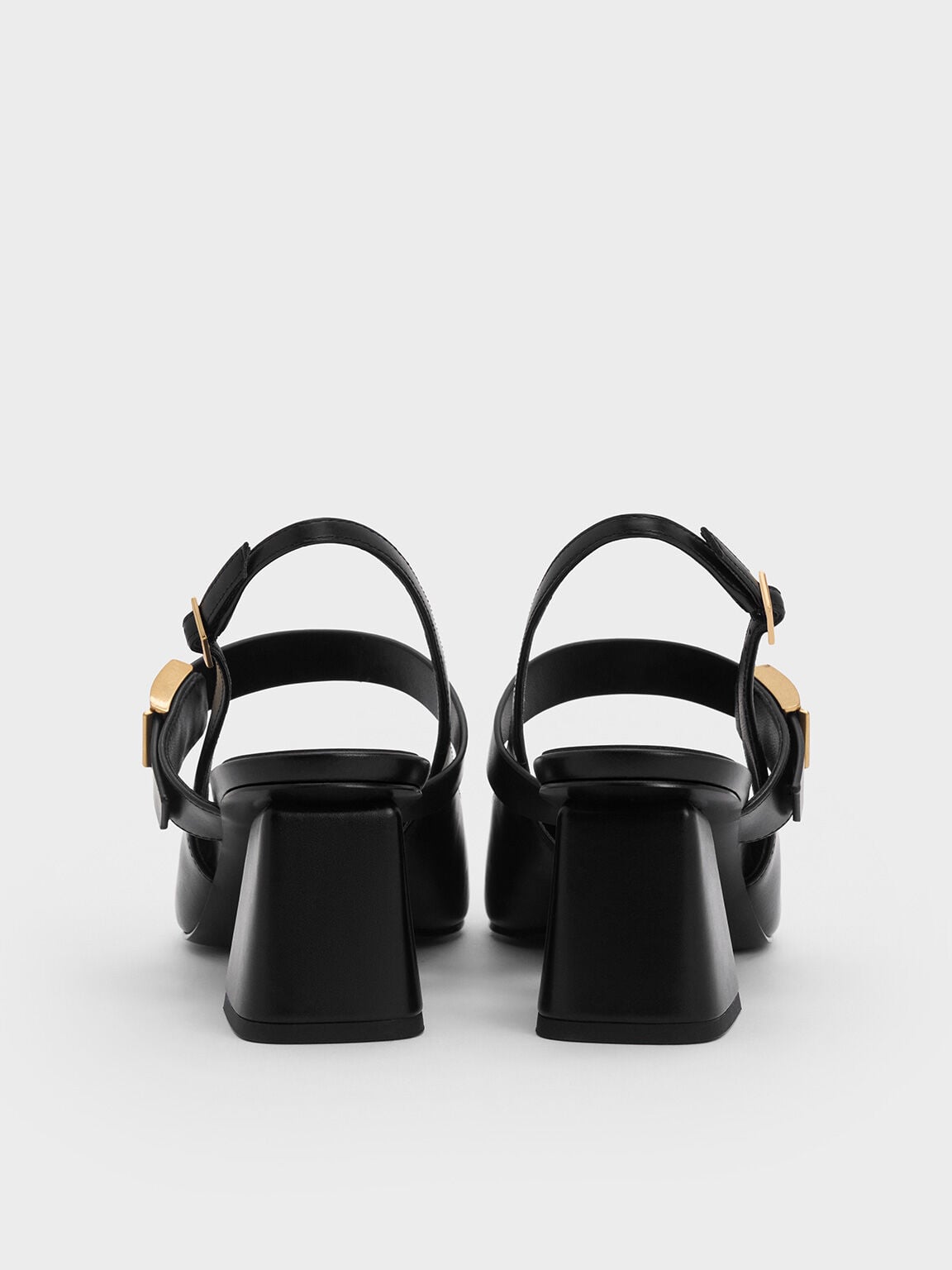 CHARLES & KEITH Trusted / Yvette Mary Jane Slingback Pumps - Black