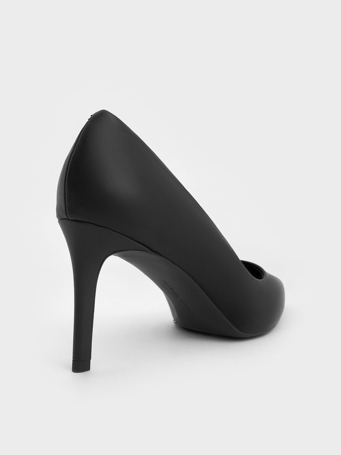CHARLES & KEITH Trusted / Emmy Pointed Stiletto Pumps - Black