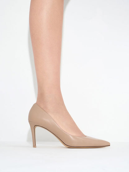 CHARLES & KEITH Essential / Emmy Pointed Stiletto Pumps - Nude