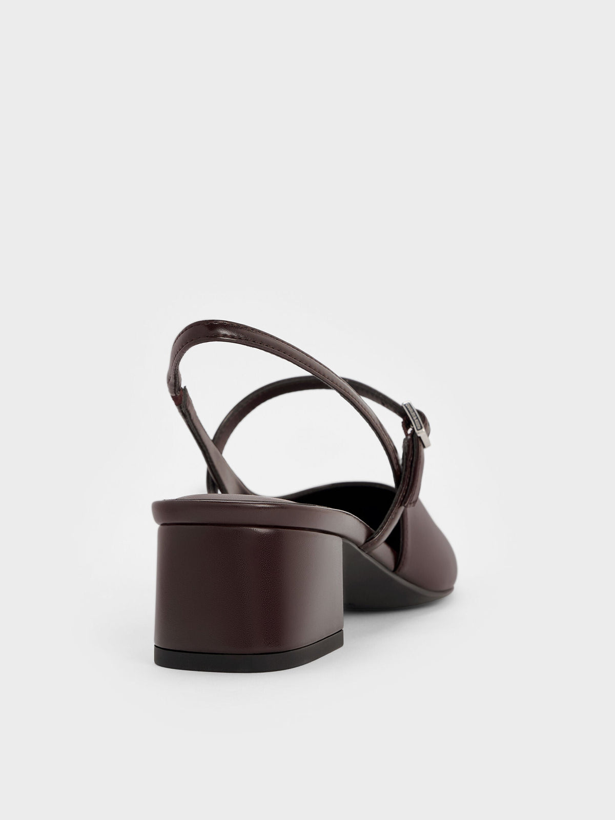 CHARLES & KEITH Customer Favorite / Slingback Mary Jane Pumps - Burgundy