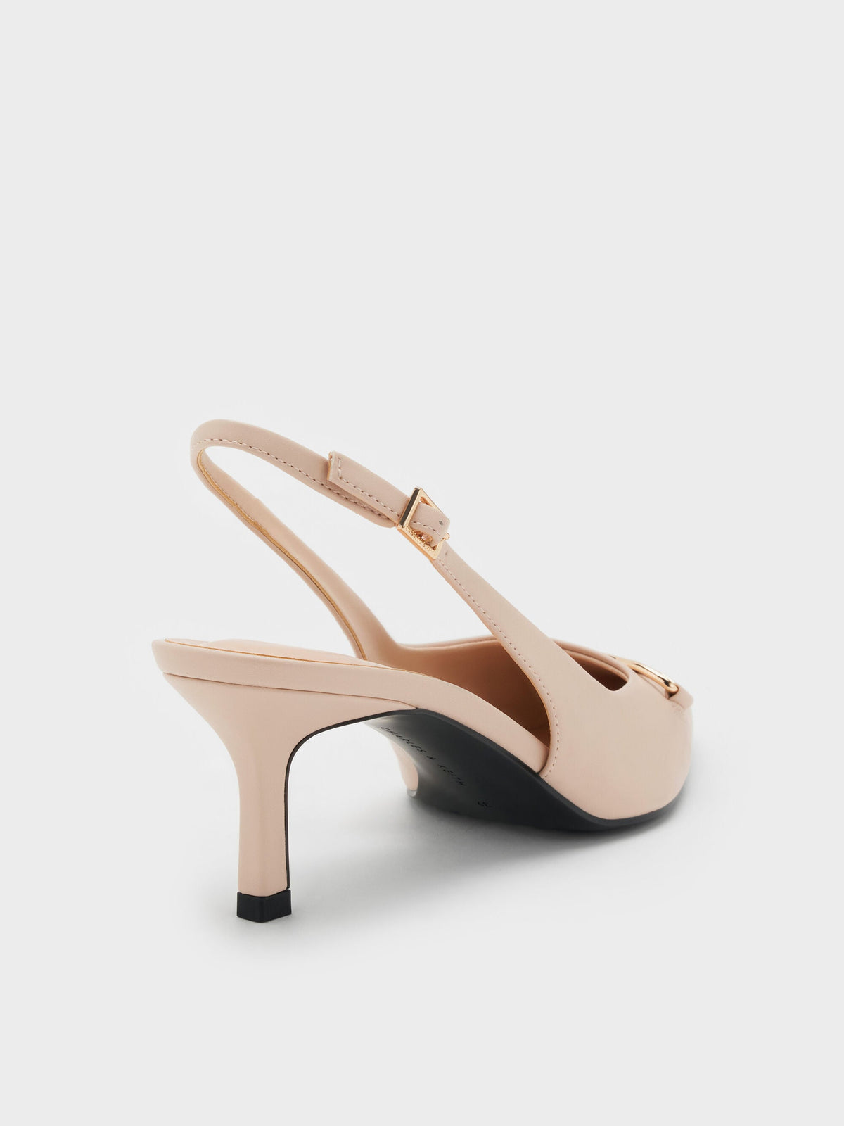 CHARLES & KEITH Top Pick / Leslie Slingback Pumps - Nude