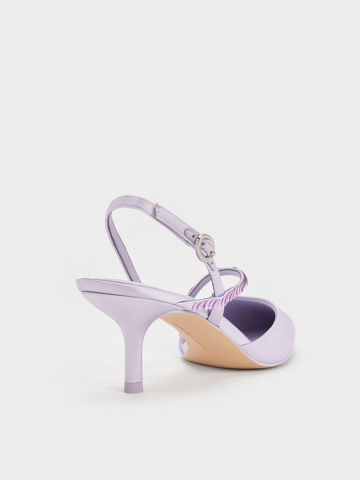 CHARLES & KEITH Exclusive / Briella Sequinned Slingback Pumps - Lilac