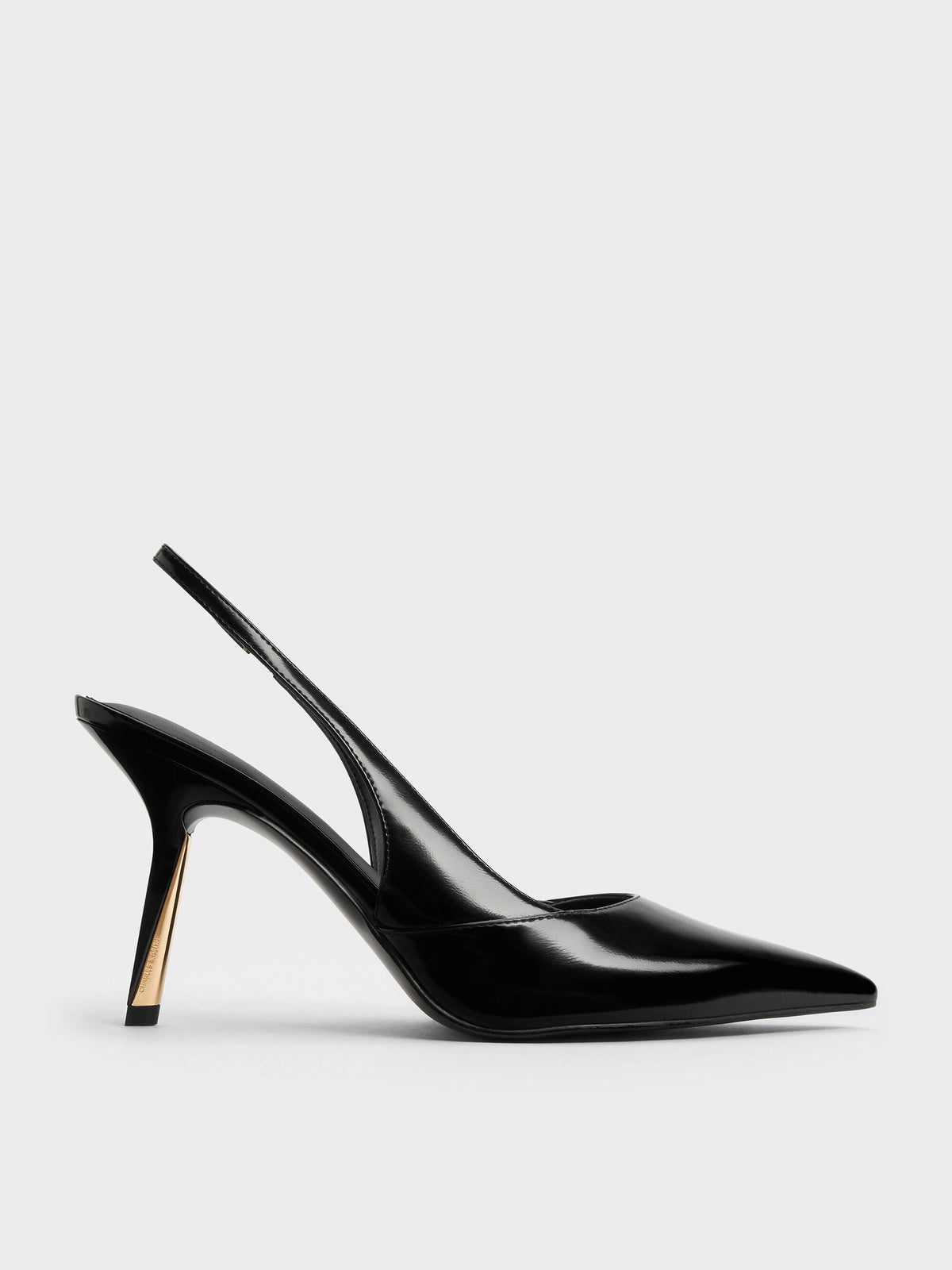 CHARLES & KEITH Premium / Taylen Slingback Pumps - Black Box