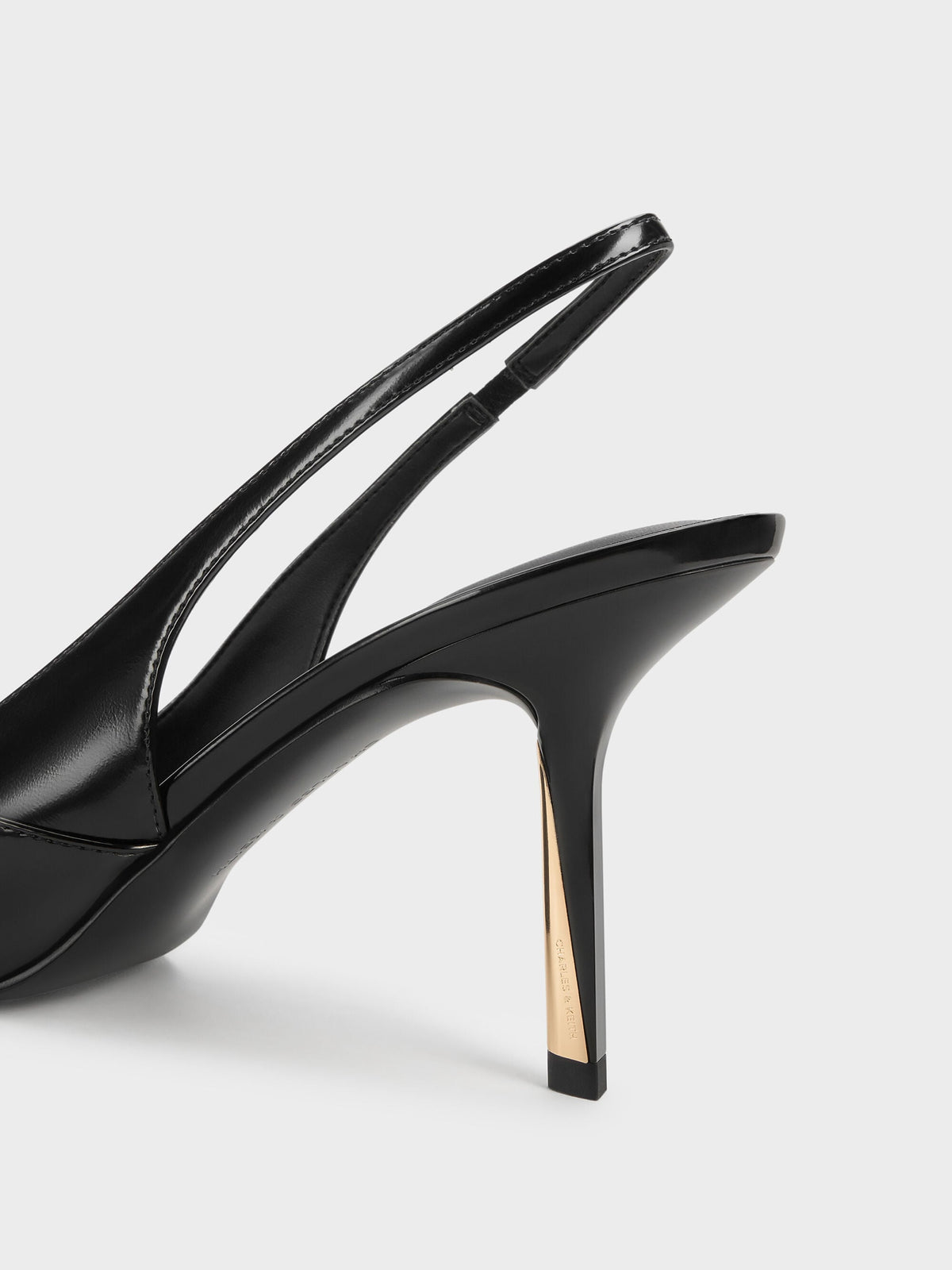 CHARLES & KEITH Premium / Taylen Slingback Pumps - Black Box