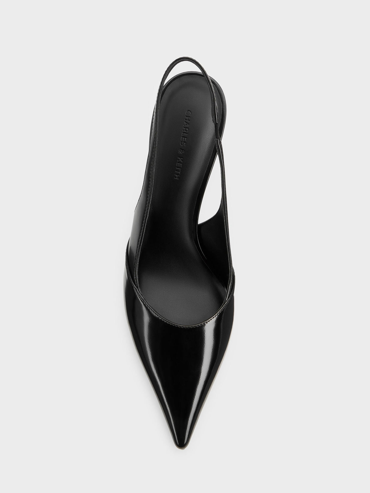 CHARLES & KEITH Premium / Taylen Slingback Pumps - Black Box