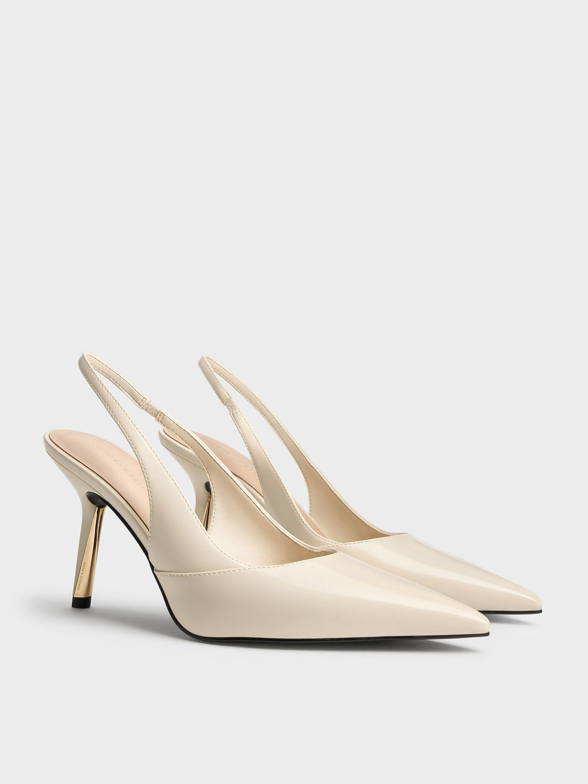 CHARLES & KEITH Sale / Taylen Slingback Pumps - Beige