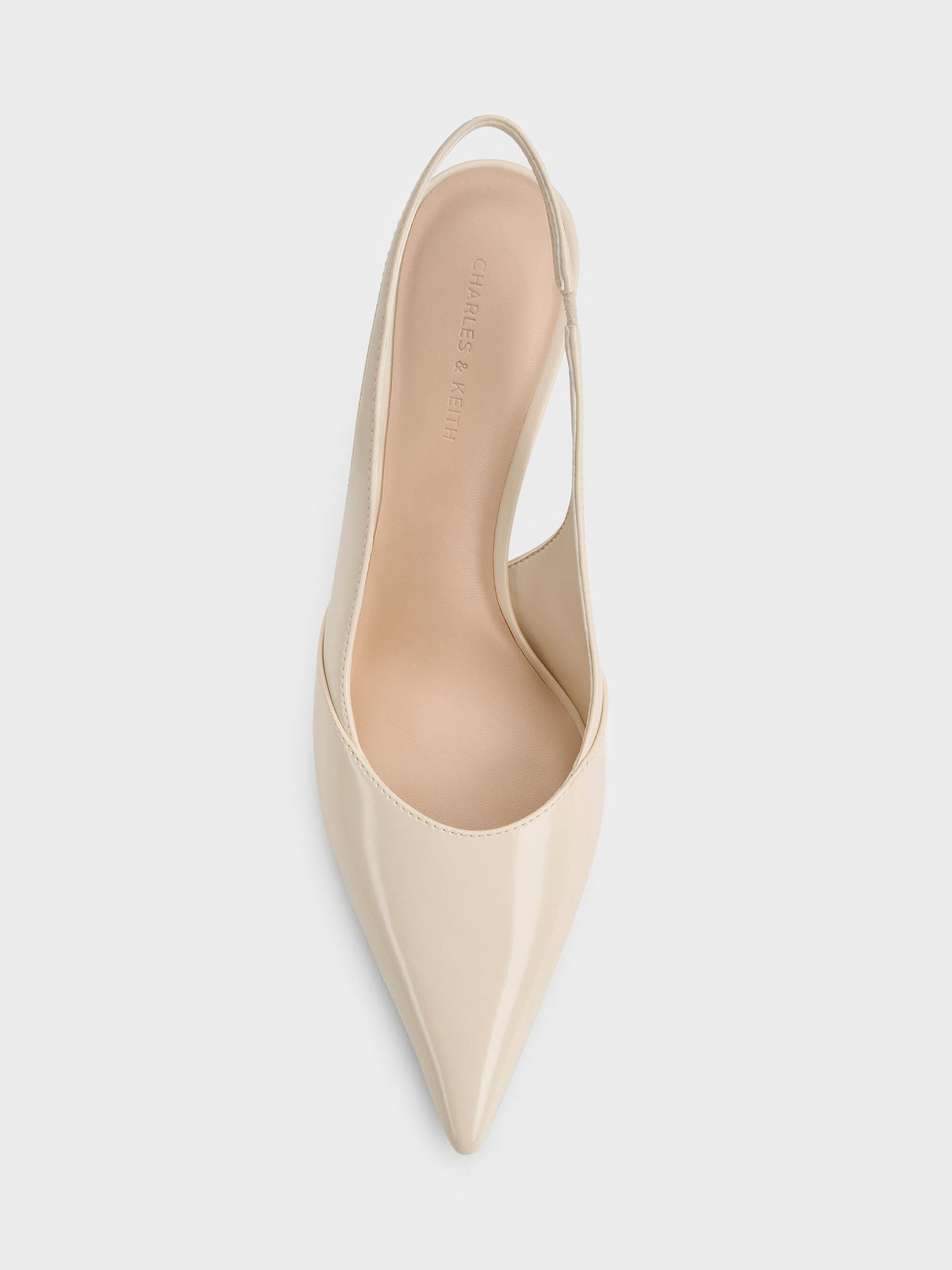 CHARLES & KEITH Sale / Taylen Slingback Pumps - Beige