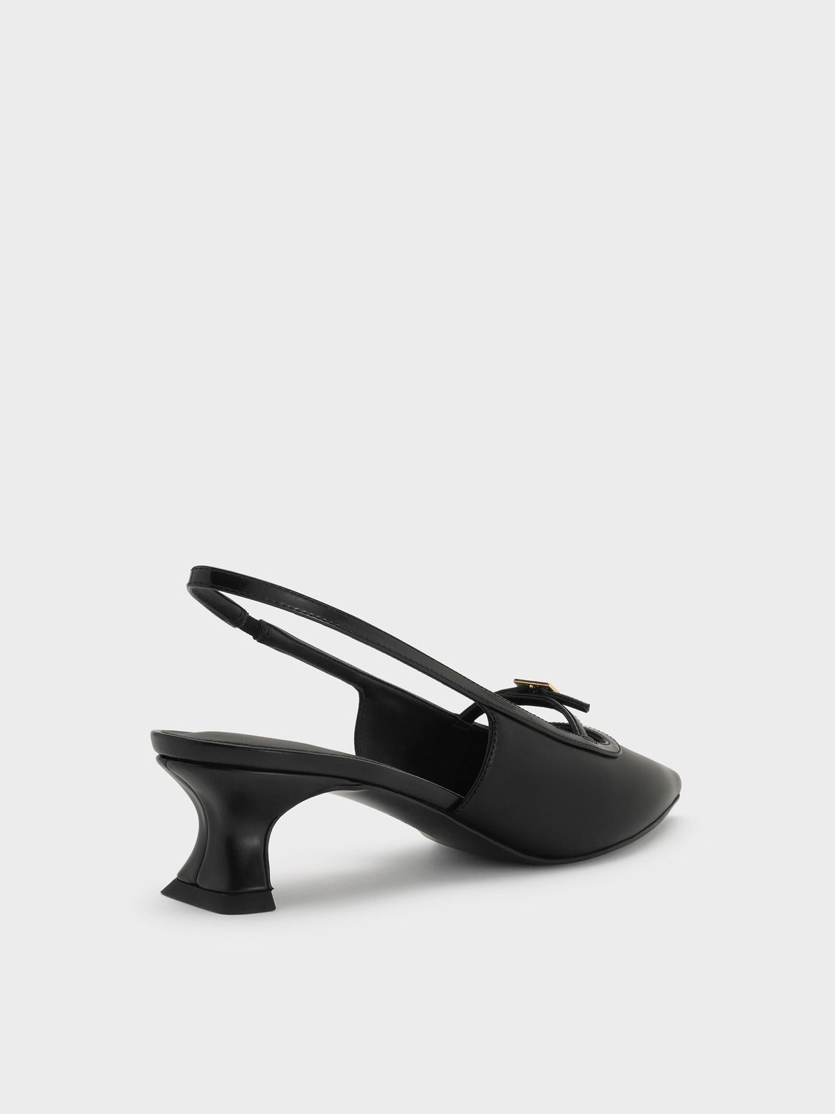 CHARLES & KEITH Value / Buckle-Strap Slingback Pumps - Black