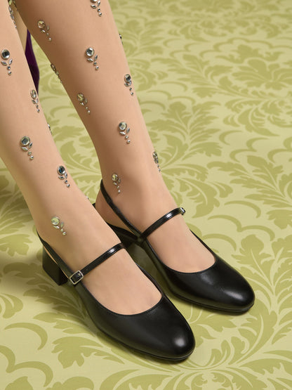 CHARLES & KEITH Sale / Slingback Mary Jane Pumps - Black