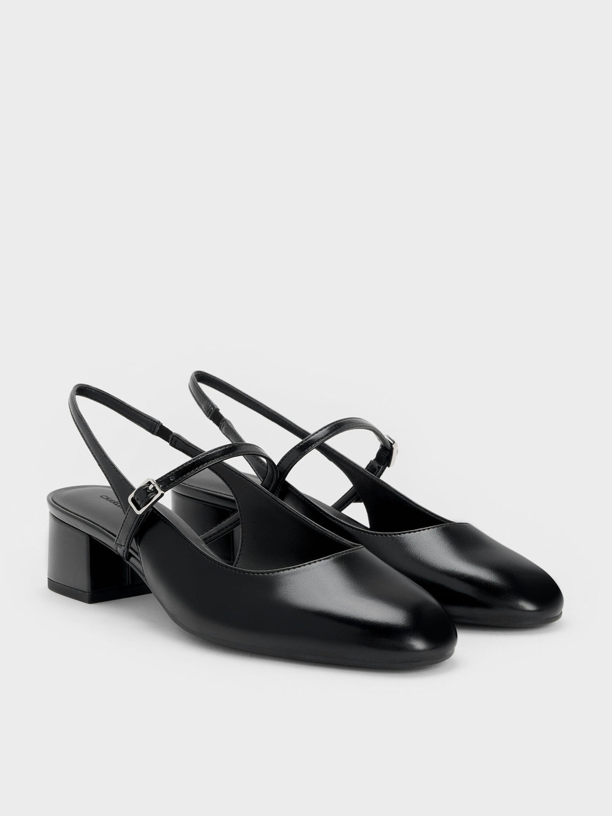 CHARLES & KEITH Sale / Slingback Mary Jane Pumps - Black
