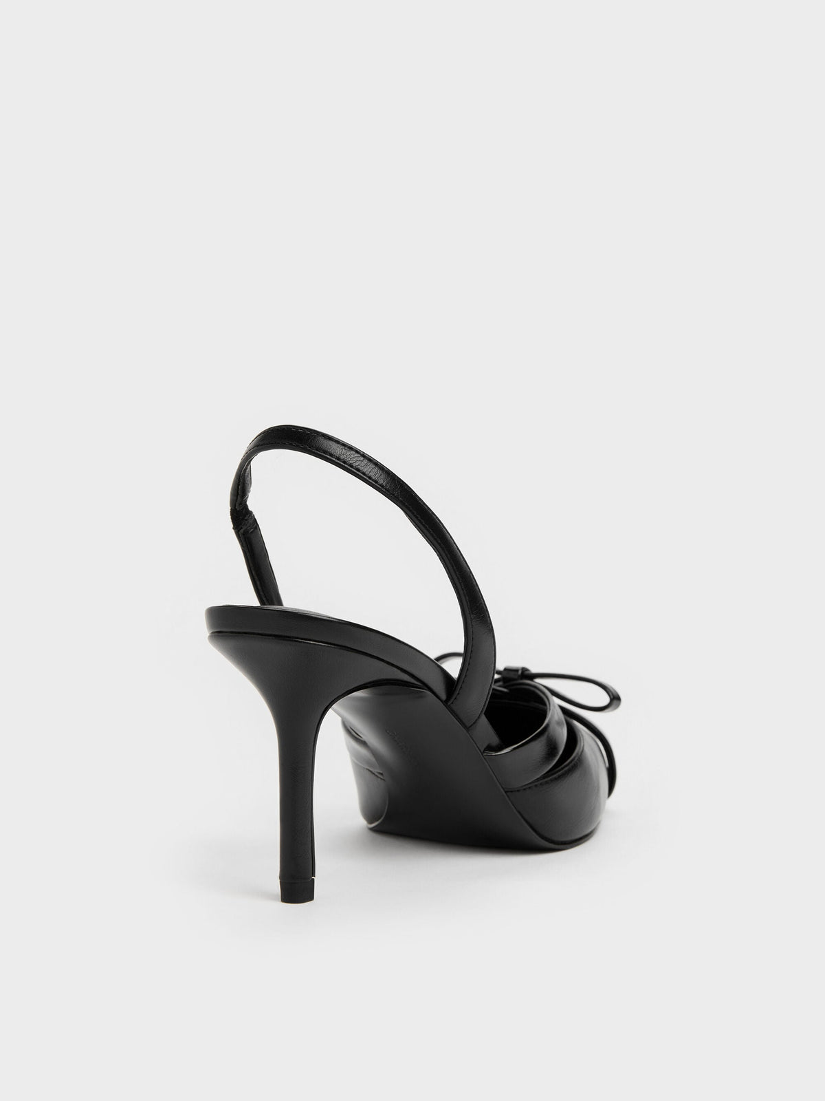 CHARLES & KEITH Quality / Kaleen Slingback Stilettos - Black
