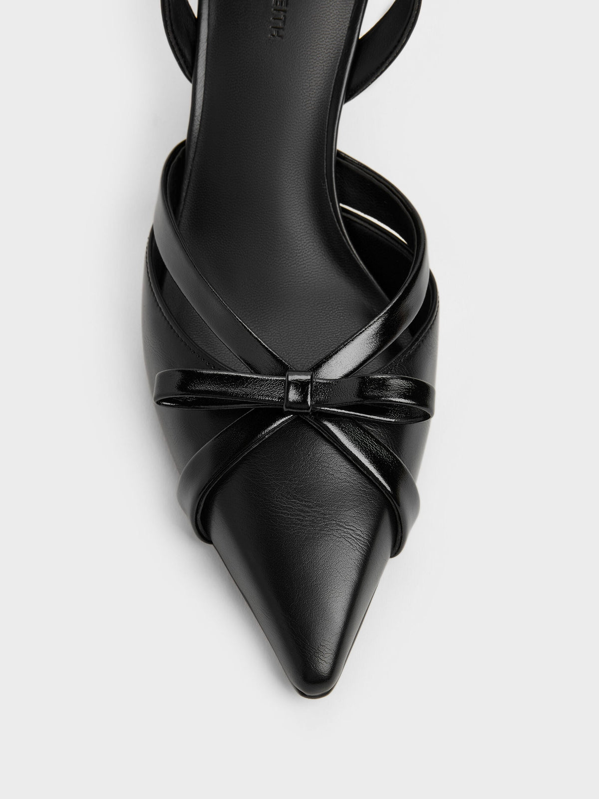 CHARLES & KEITH Quality / Kaleen Slingback Stilettos - Black