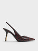 Animal Print Burgundy