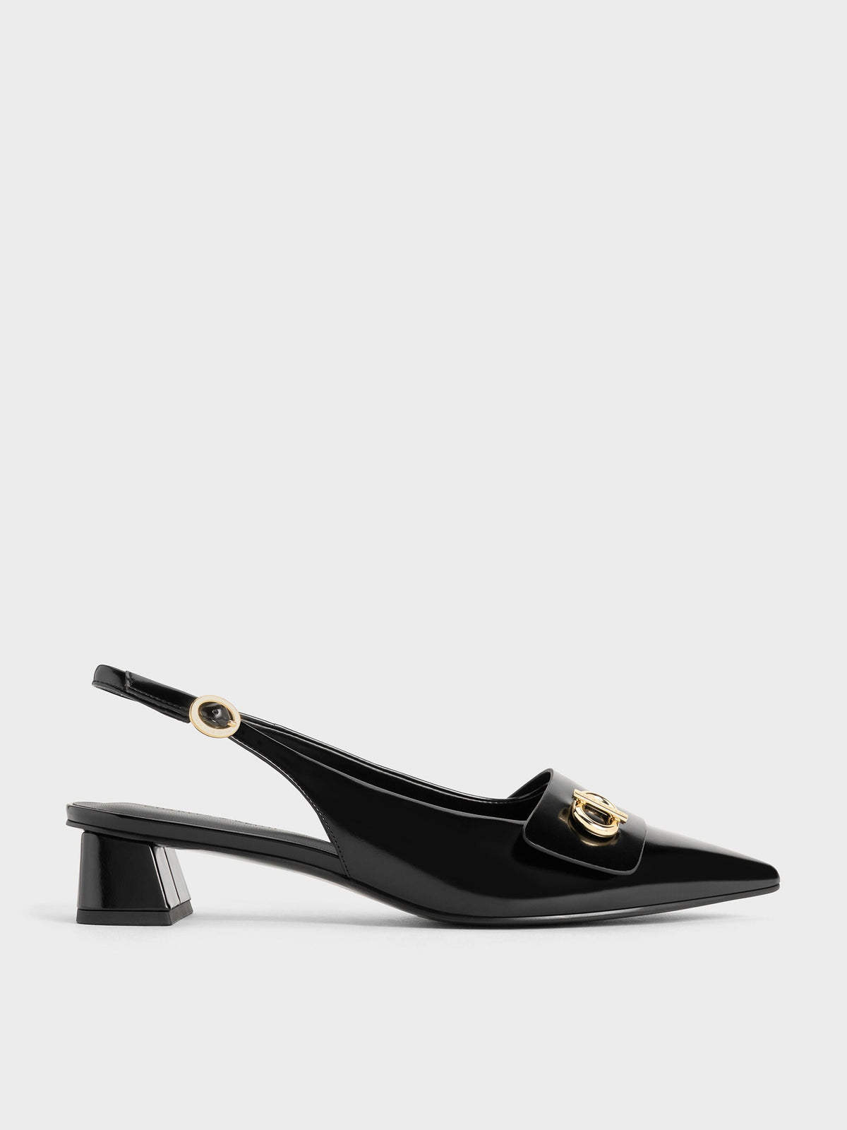 CHARLES & KEITH Customer Favorite / Marley Slingback Pumps - Black Box