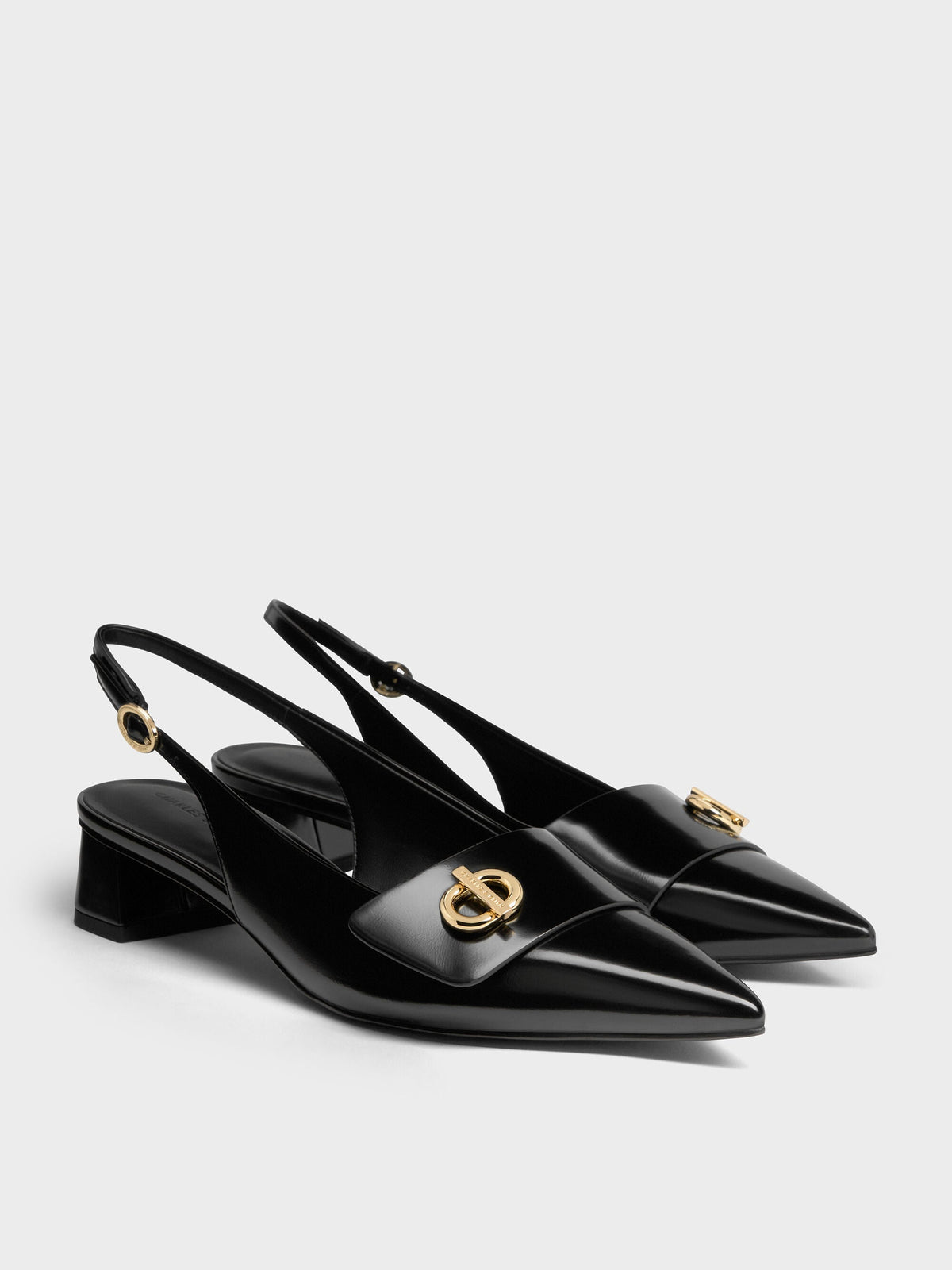 CHARLES & KEITH Customer Favorite / Marley Slingback Pumps - Black Box
