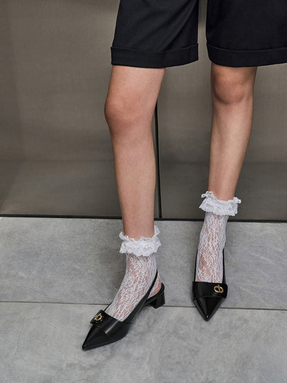 CHARLES & KEITH Customer Favorite / Marley Slingback Pumps - Black Box