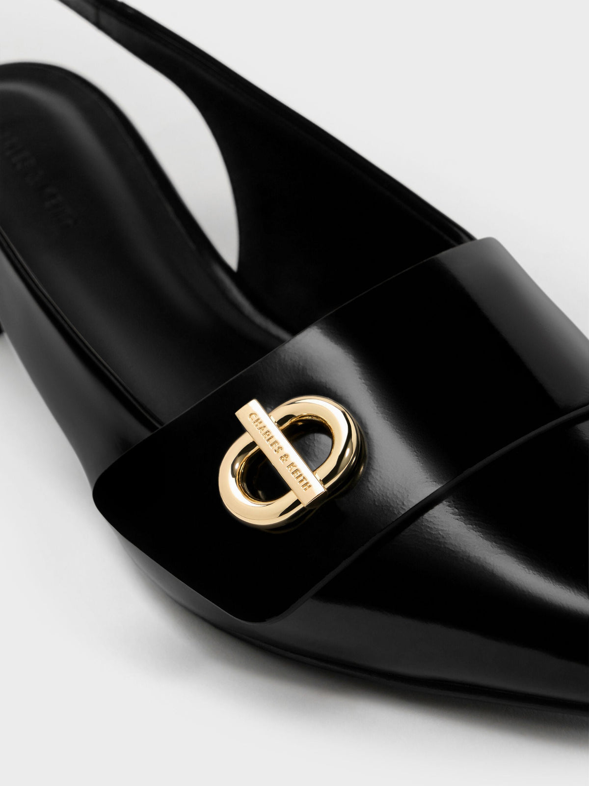 CHARLES & KEITH Customer Favorite / Marley Slingback Pumps - Black Box